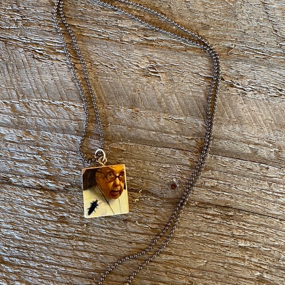 Nun With Bug Scrabble Tile Necklace - Picture 3 of 3